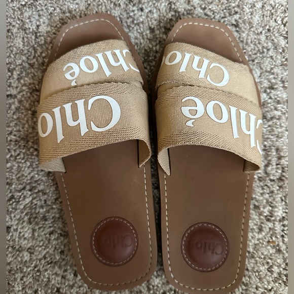 Chloe Woody Sandals 36 Desert Beige - Picture 2 of 6